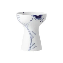Blå Mega Riflet vase 19 cm