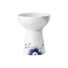 Blå Mega Riflet vase 15 cm