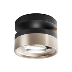 BLADE C1+ SLIM loftlampe, matt black/satin gold