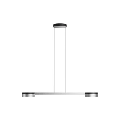 BLADE S2 SLIM pendel, matt black/satin silver