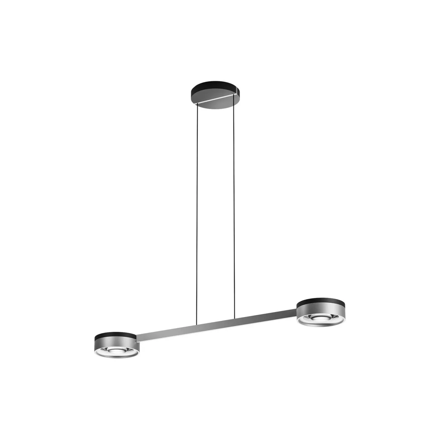 BLADE S2 SLIM pendel, matt black/satin silver