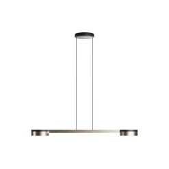 BLADE S2 SLIM pendel, matt black/satin gold