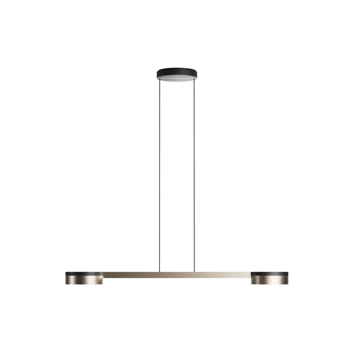 BLADE S2 SLIM pendel, matt black/satin gold