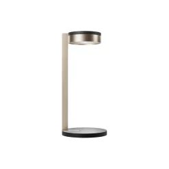 BLADE T2 SLIM bordlampe, matt black/satin gold