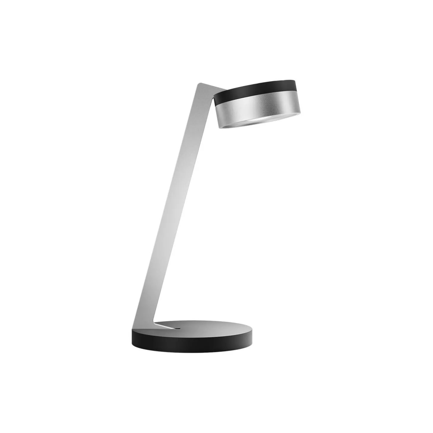BLADE T1 SLIM bordlampe, matt black/satin silver