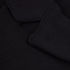 Blazer Knitted Milano Merino Wool, navy