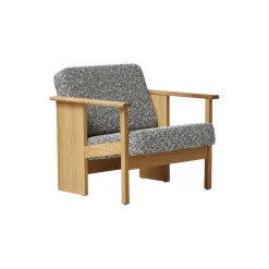 Block Lounge Chair, oak/zero