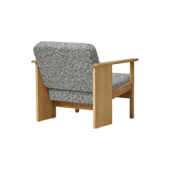 Block Lounge Chair, oak/zero