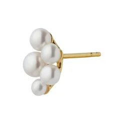 Bloom Pearl Berries Earring Single, gold