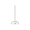 Blossi 1 Pendant, nordic gold/clear