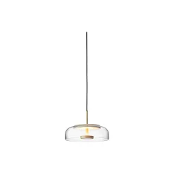 Blossi 1 Pendant, nordic gold/clear