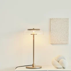 Blossi Table Lamp, nordic gold/clear