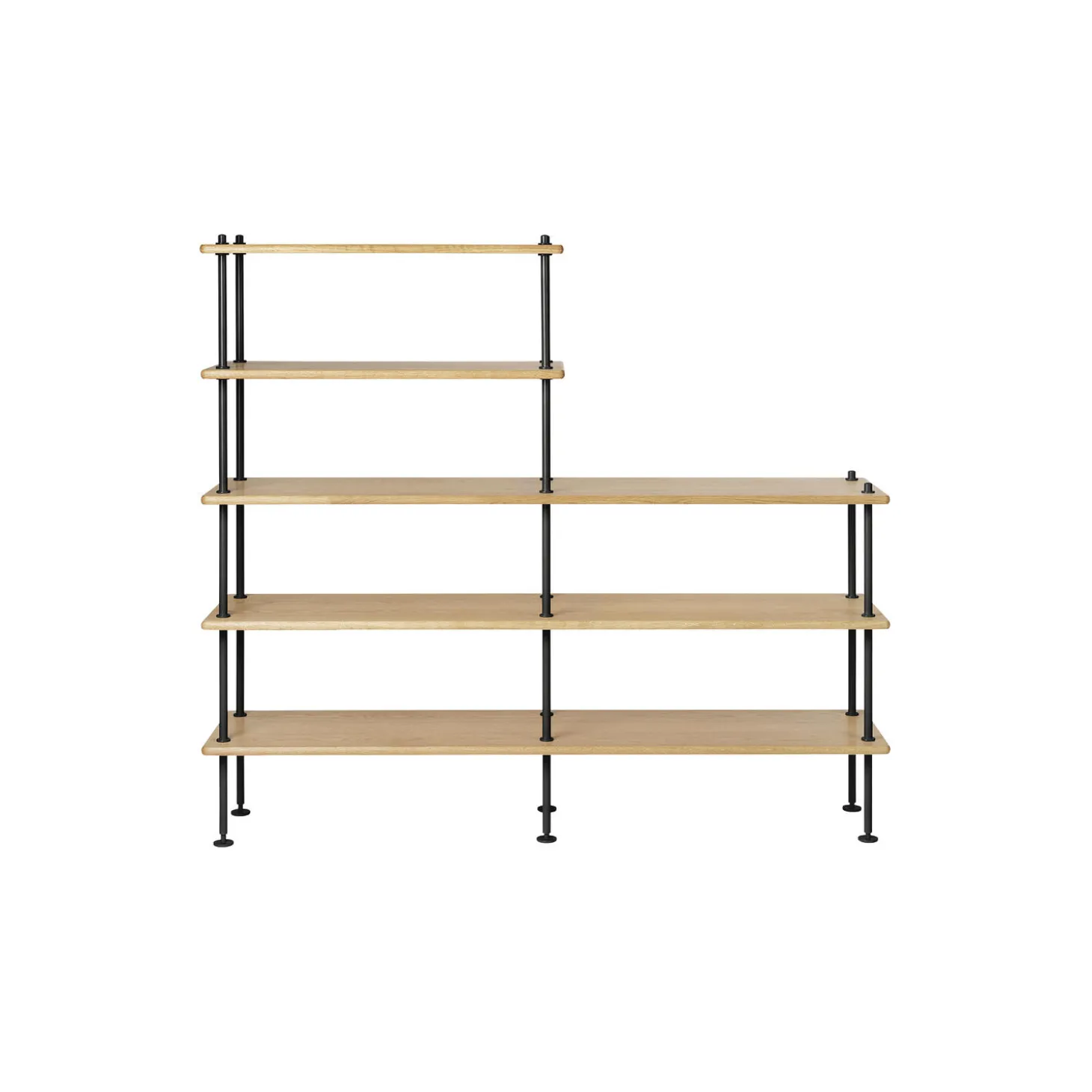 BM0253-2 hyldesystem, olieret eg/sort