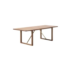 BM67 sofabord, olieret valnød/messing