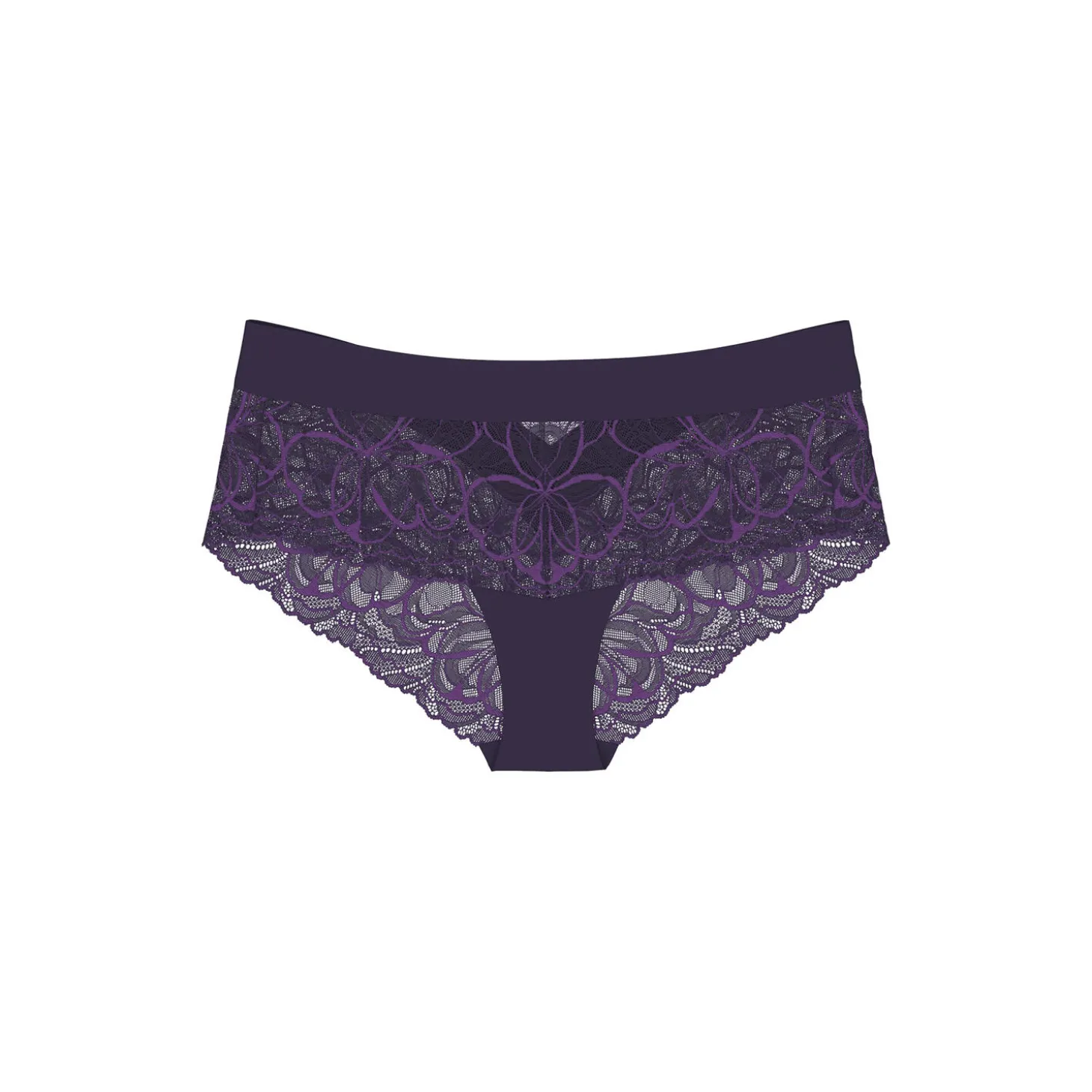Body Make-Up Illusion Lace Shorty, prussian blue