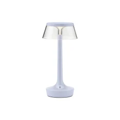 Bon Jour Unplugged Table Lamp, faded blue