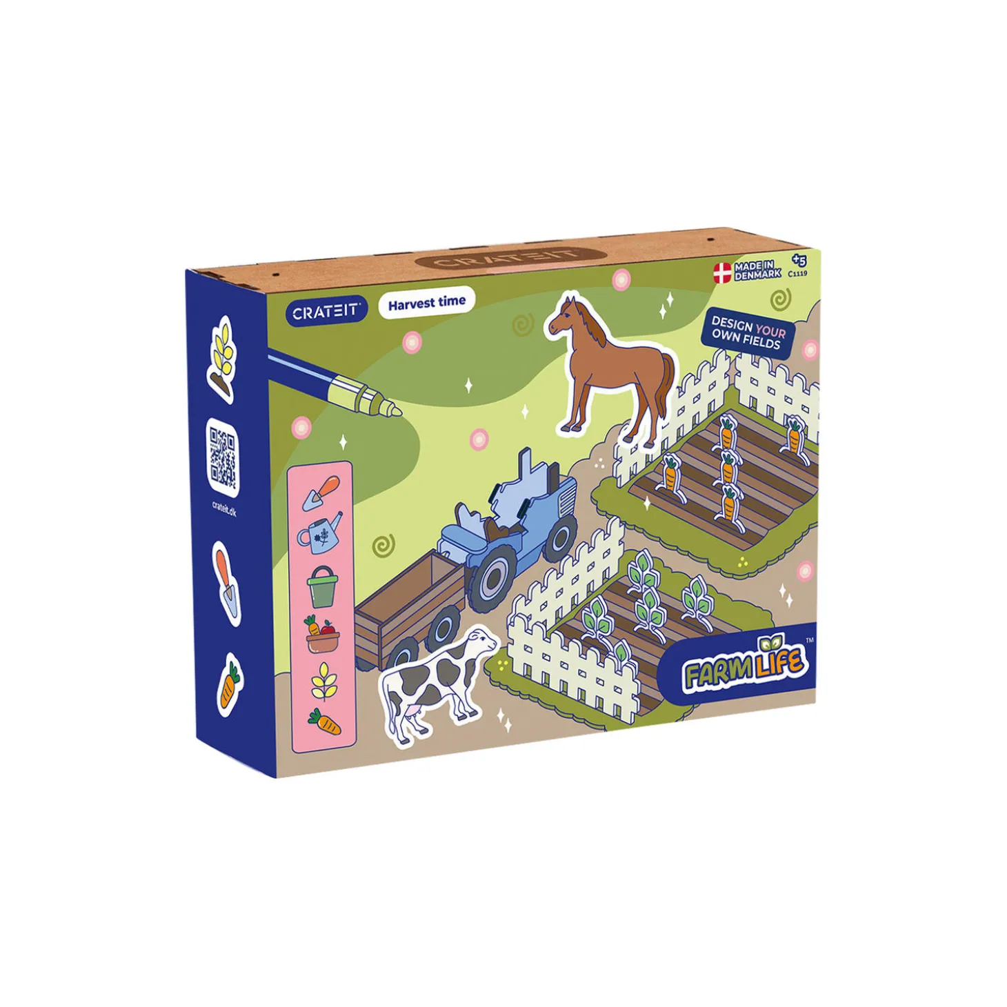 Bondegården trælegetøj | Markerne høstes