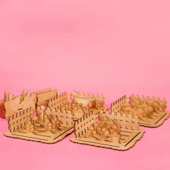 Bondegården trælegetøj | Markerne høstes