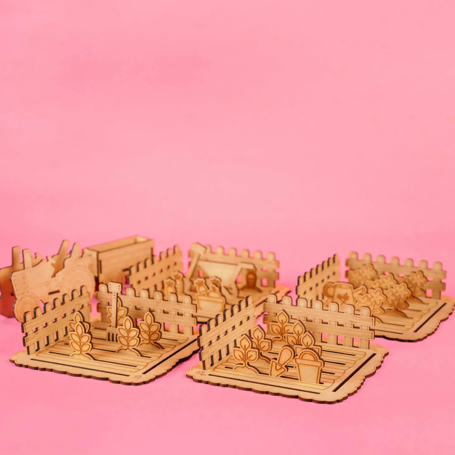 Bondegården trælegetøj | Markerne høstes