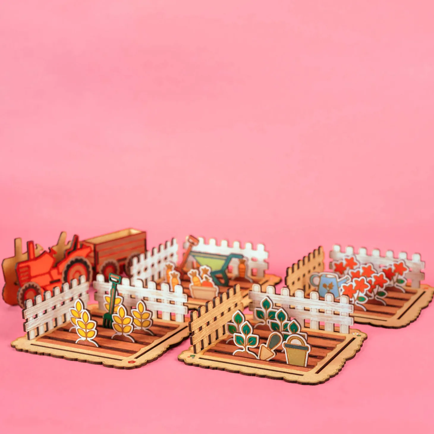 Bondegården trælegetøj | Markerne høstes