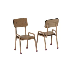 Bord og stole til mus, dark powder