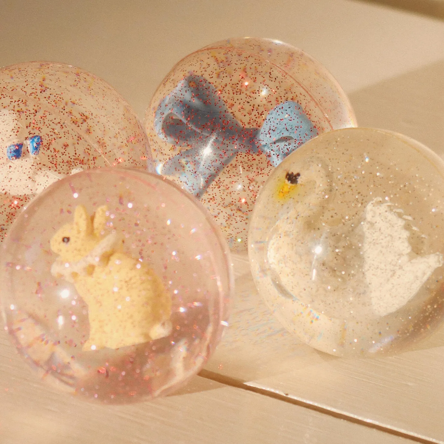 Bouncing Ball Set, cherry/swan