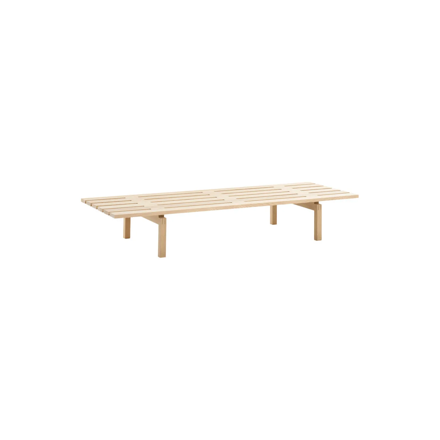BPS117 Bedframe, untreated oak