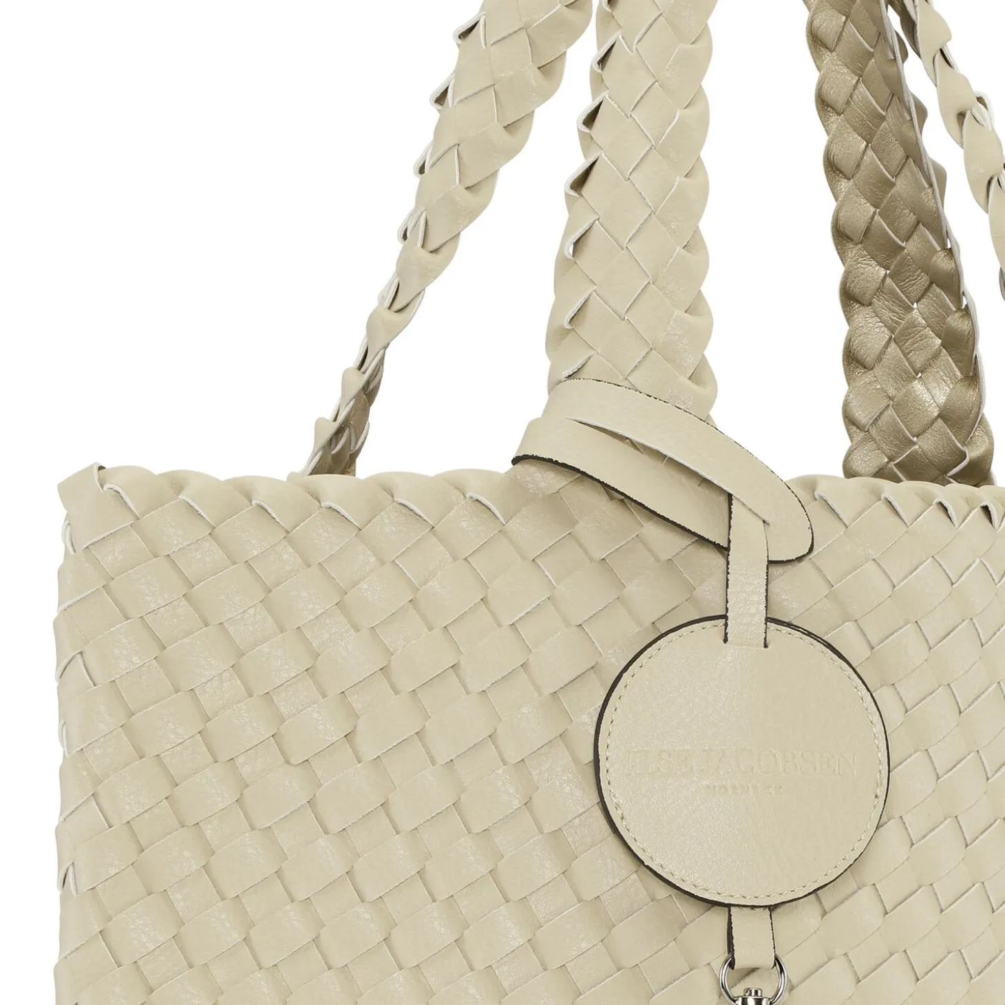 Braided, ivory platin