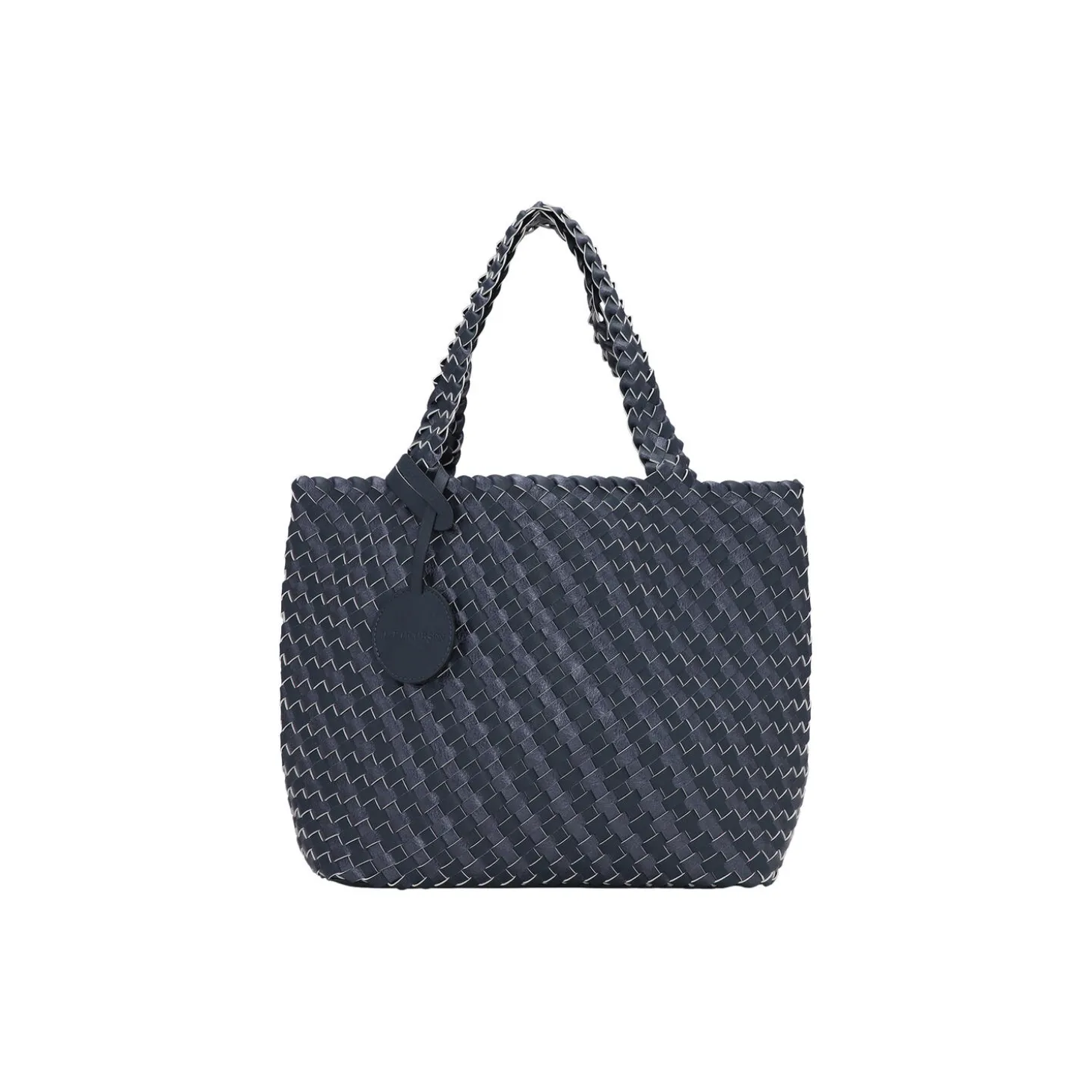 Braided, ombre blue metallic ombre blue