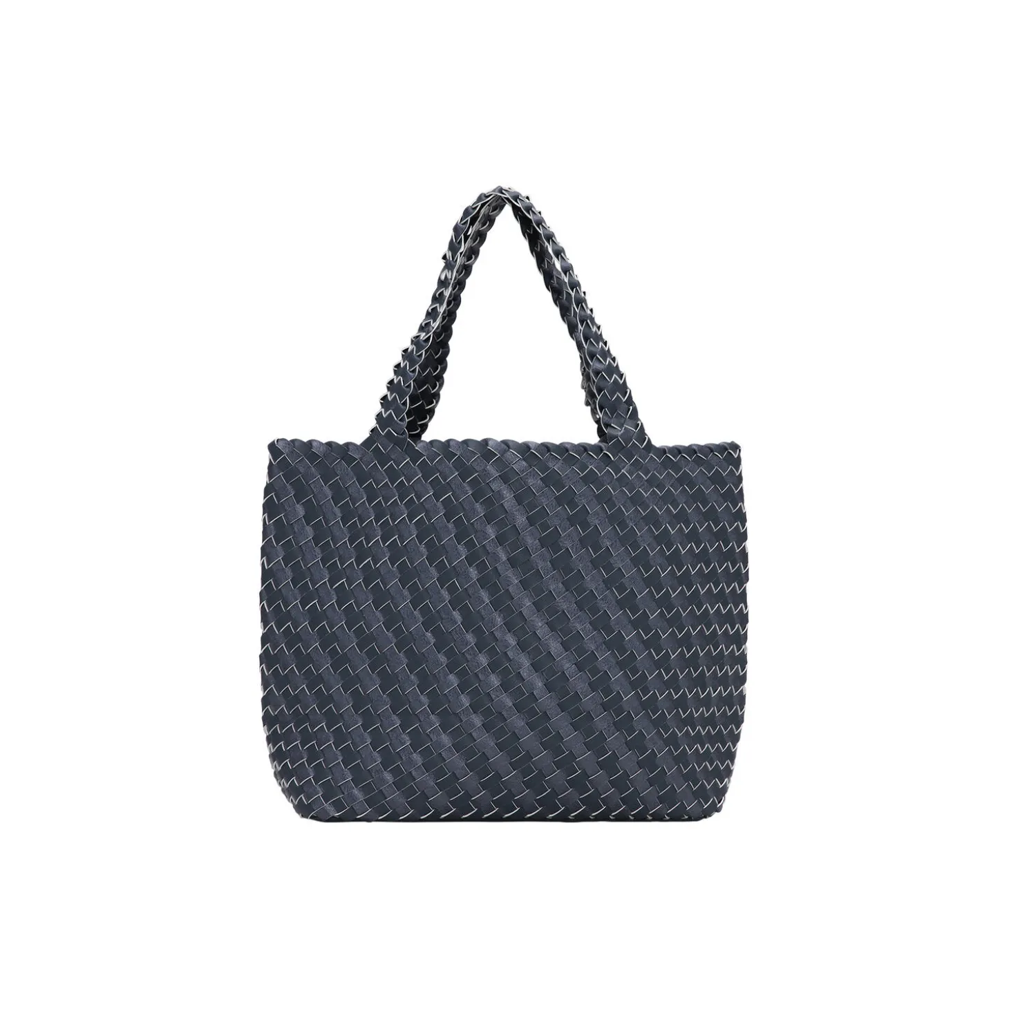 Braided, ombre blue metallic ombre blue