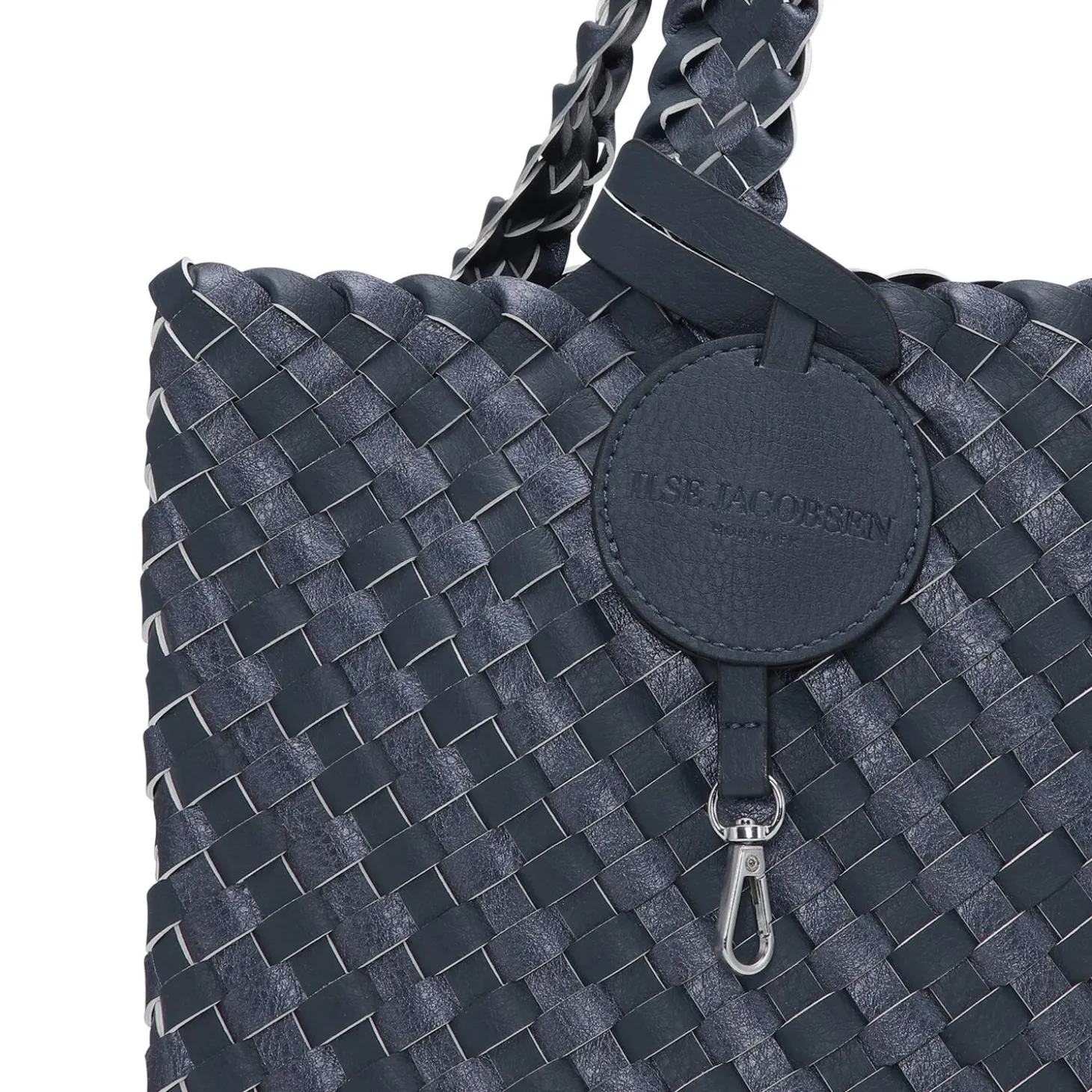 Braided, ombre blue metallic ombre blue