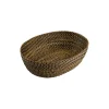 Brødkurv oval, lys/mørk brun