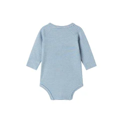 Bruno LS Bodysuit, blue stripe