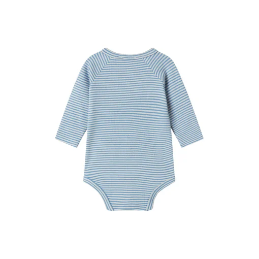 Bruno LS Bodysuit, blue stripe