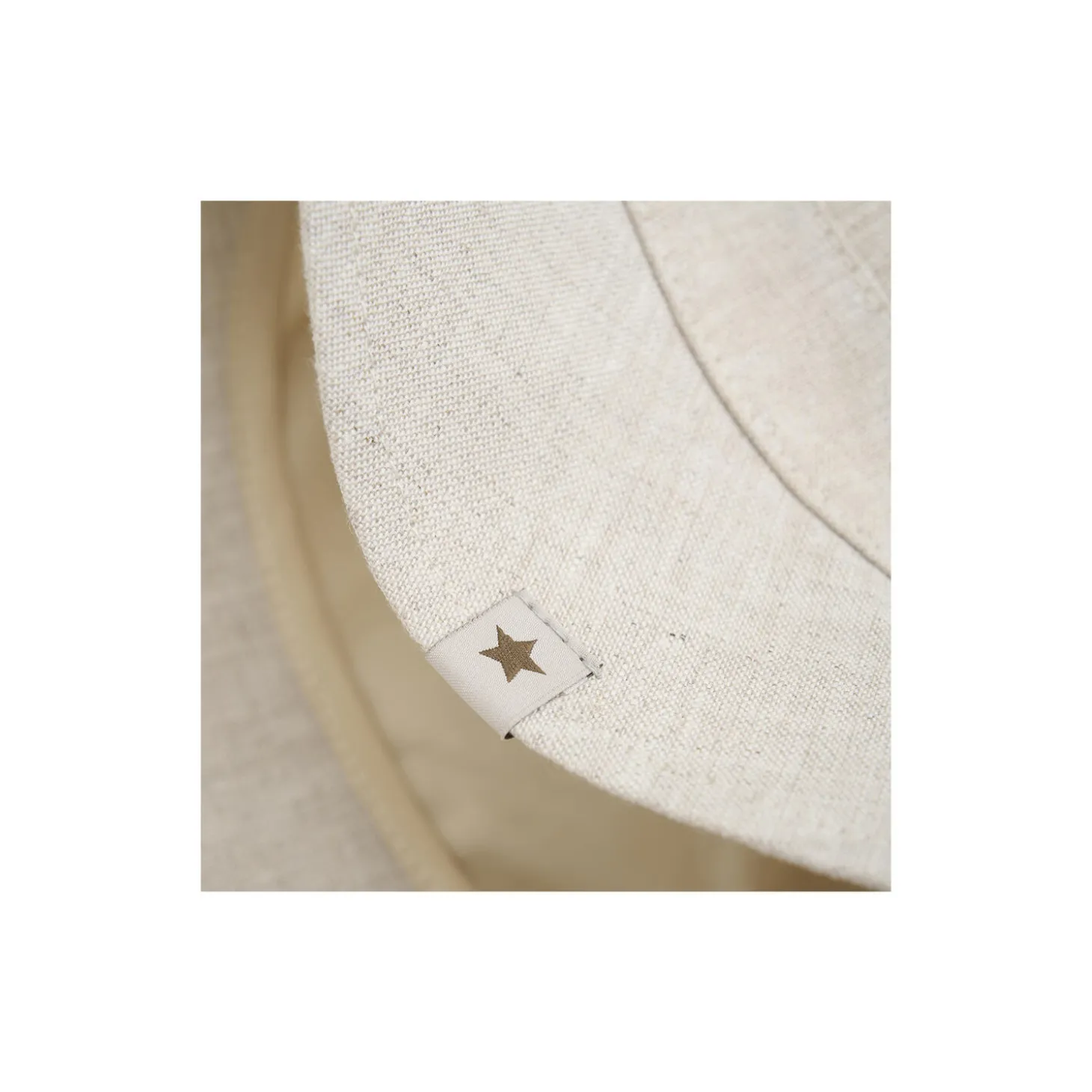 Bucket Hat Linen, antique white