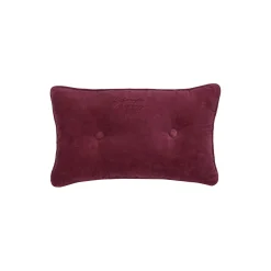 Buttoned Pillow, burgundy