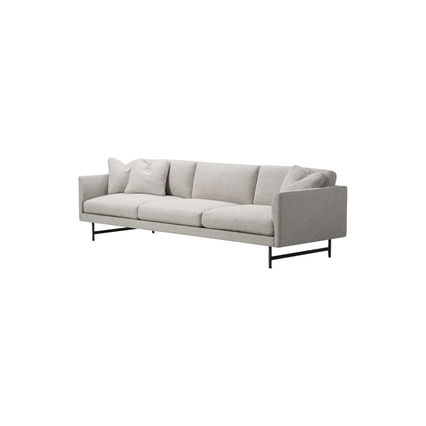 Calmo 80 3-pers. sofa, lysegrå