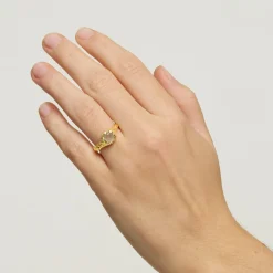 Cammi Ring, rainbow moonstone