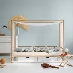 Camp himmelseng, hvid/eg