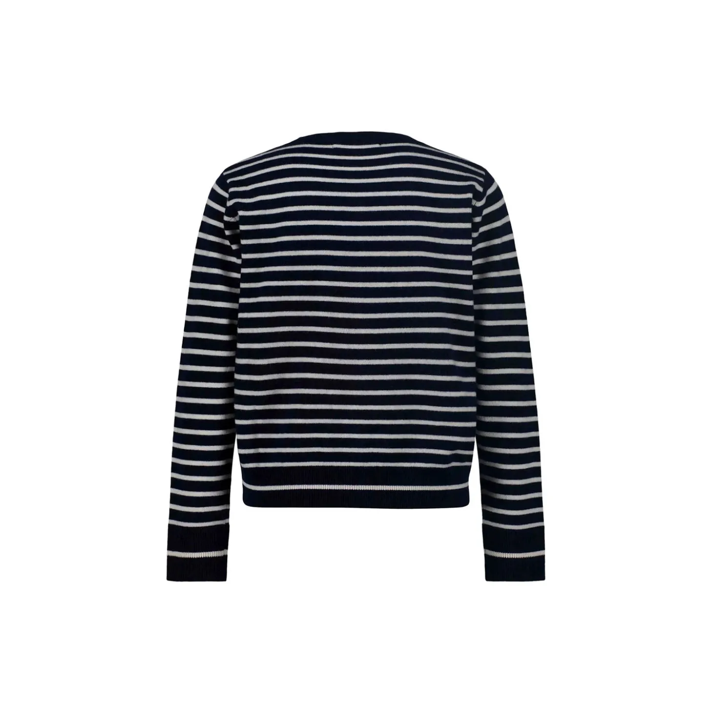 Cardigan, dark blue striped
