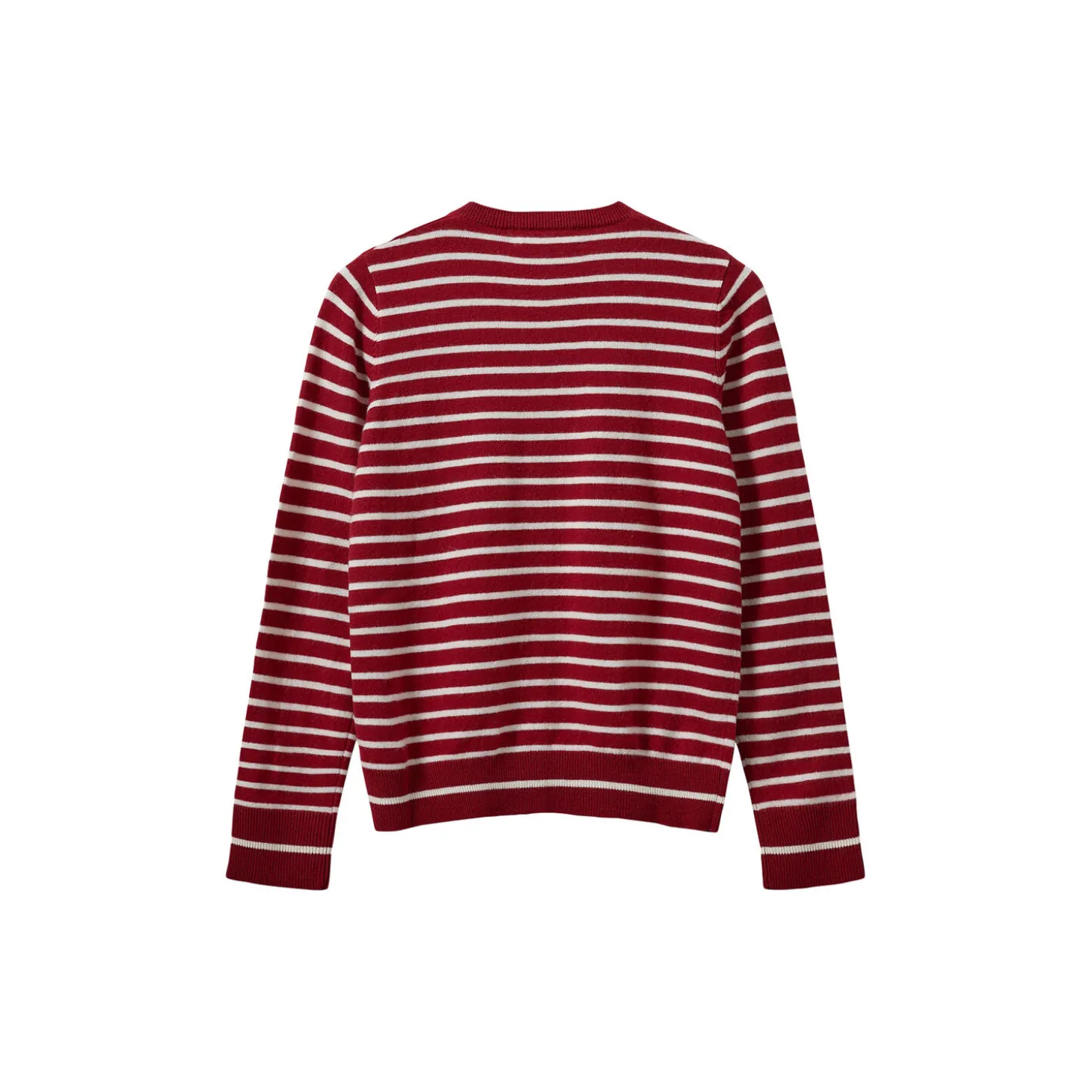 Cardigan, red striped