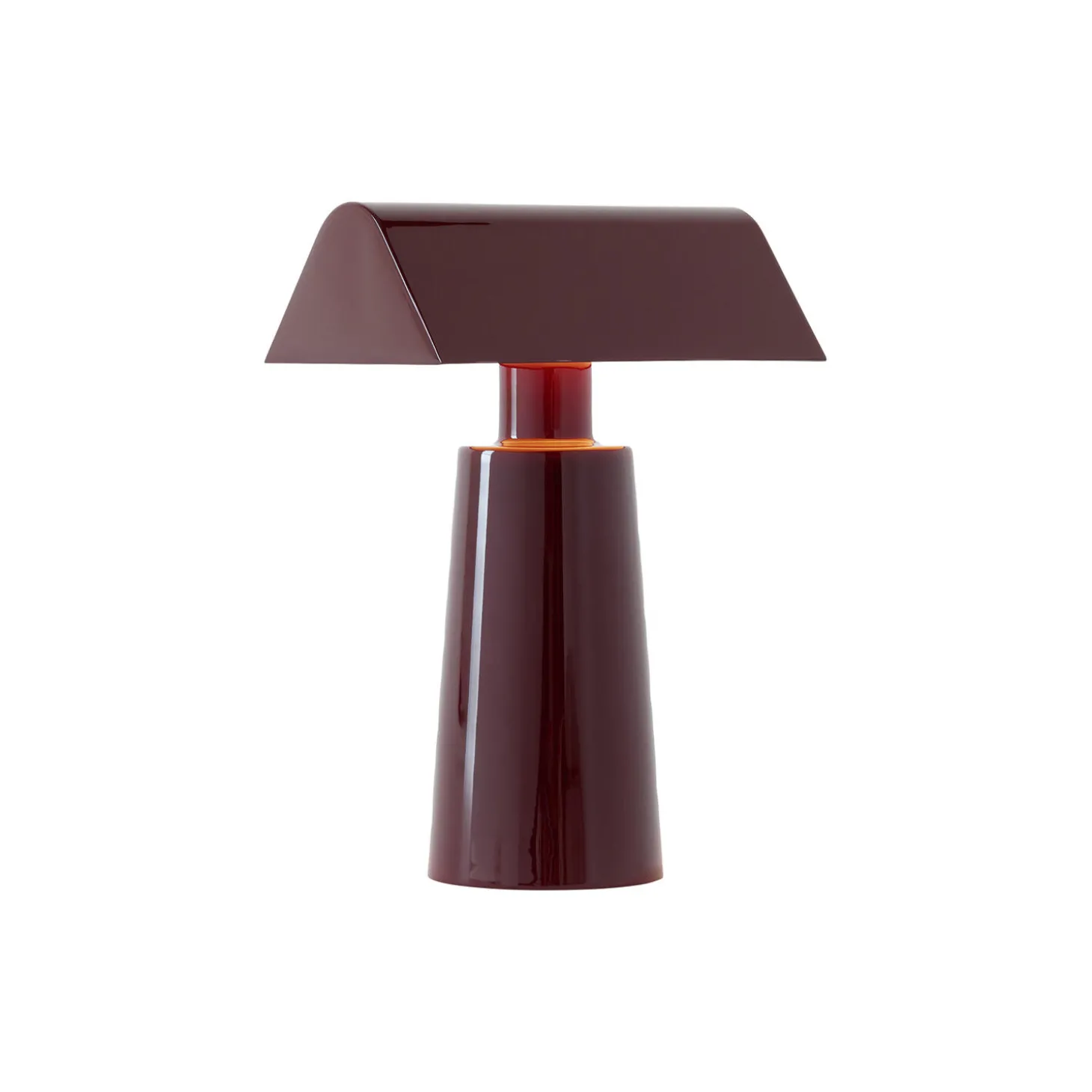 Caret MF1 transportabel bordlampe, dark burgundy