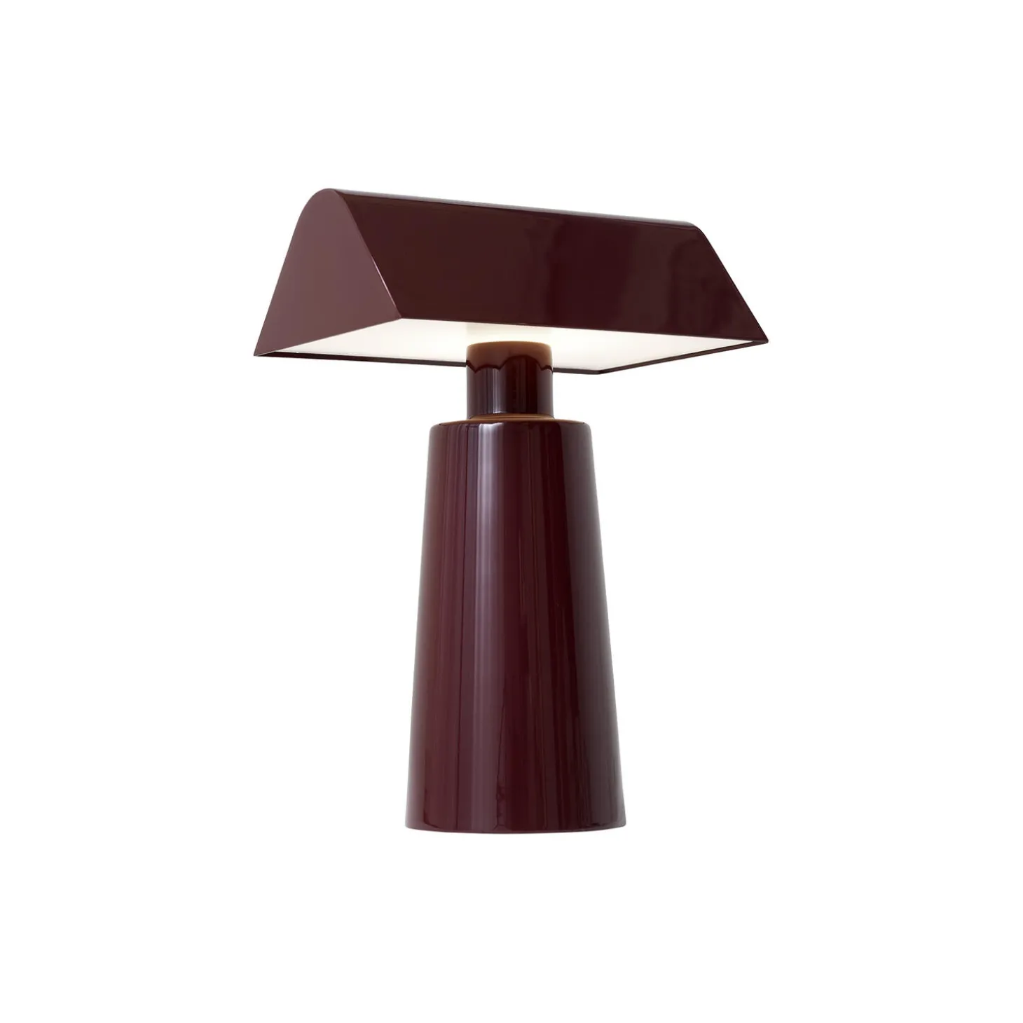 Caret MF1 transportabel bordlampe, dark burgundy
