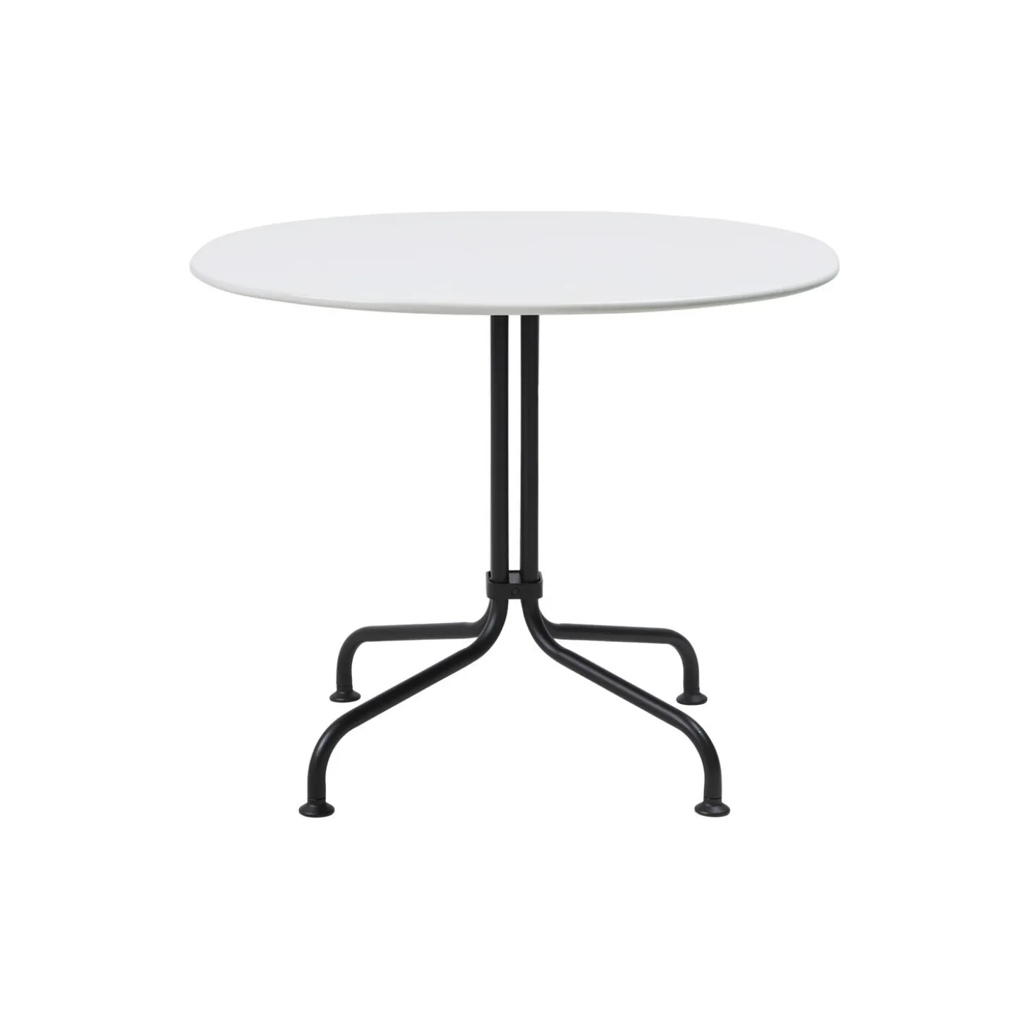 Carmel Bistro Outdoor Lounge Table, matt clam white