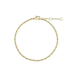 Carmen chain armbånd, guldbelagt