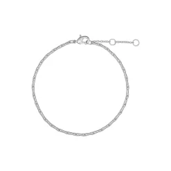 Carmen chain armbånd, sølvbelagt