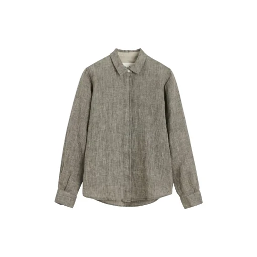 Carol Shirt Linen, brown