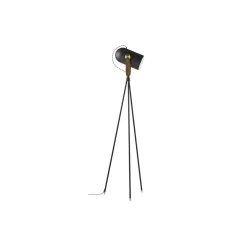 Carronade II gulvlampe, røget eg