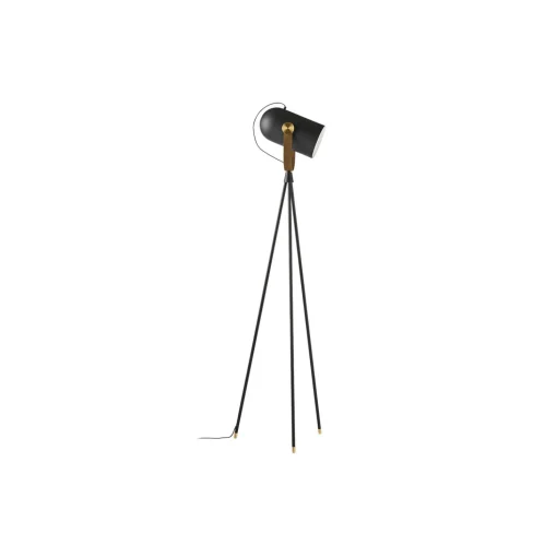 Carronade II gulvlampe, røget eg