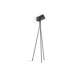 Carronade II gulvlampe, sort eg